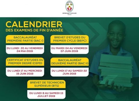 Article : Éducation/ Le Gouvernement togolais: « Bonne chance à tous les candidats! »
