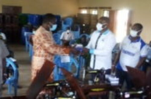 Article : Riposte contre le coronavirus : AIMES-AFRIQUE équipe Sotouboua de  matériels de protection