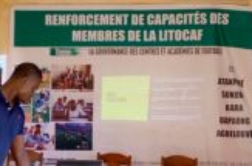 Article : La litocaf en action: les capacités des membres renforcées pour l’émergence du football à la base au Togo