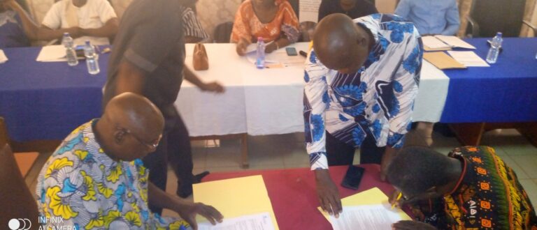 Article : Sotouboua : signature de conventions de partenariat entre Compassion international Togo et les églises locales